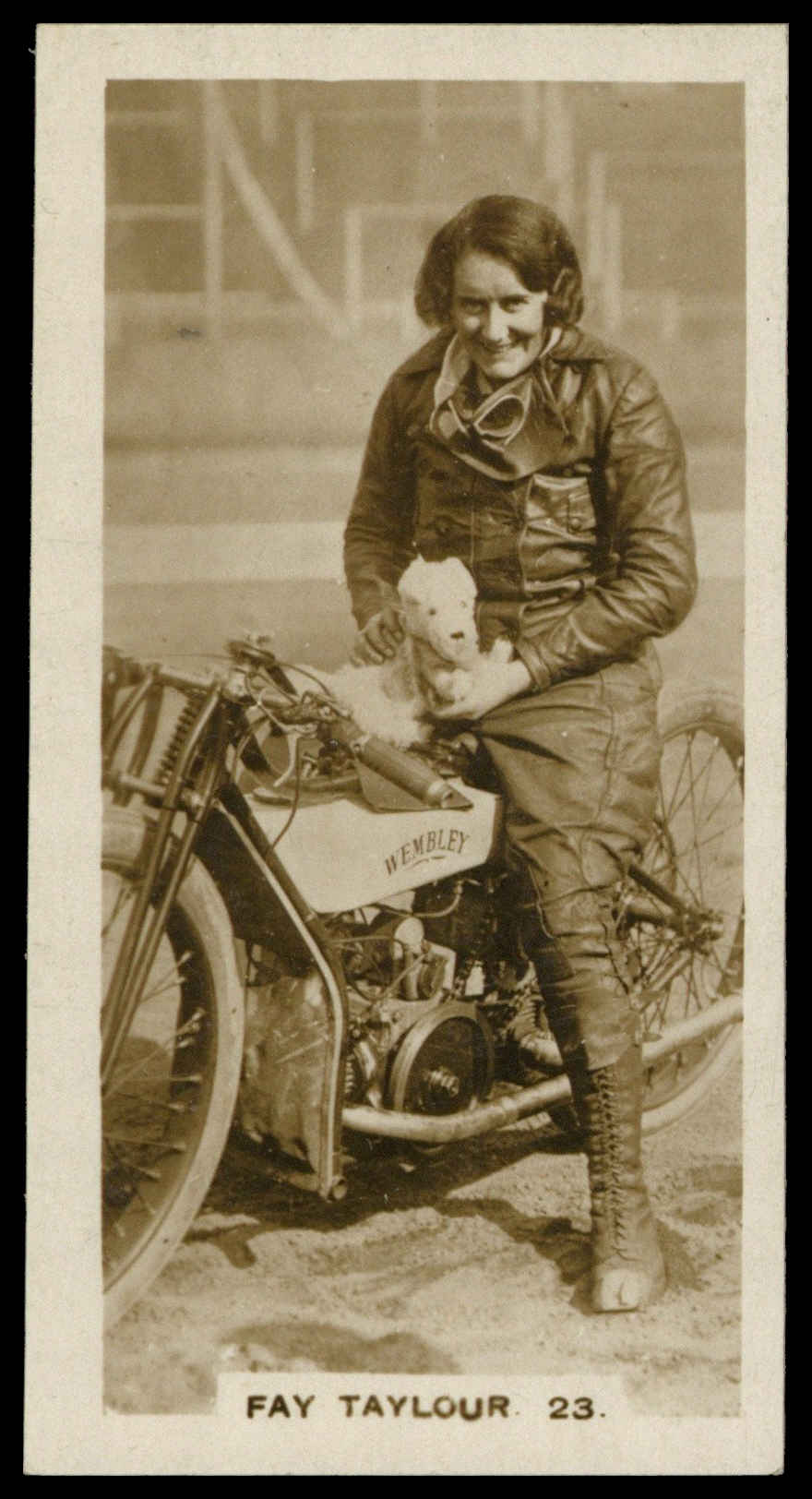 Pattreiouex - 'Dirt Track Riders (Sepia)' (1930) - #23 - Fay Taylour Pattreiouex - 'Dirt Track Riders (Sepia)' (1930) - #23 - Fay Taylour