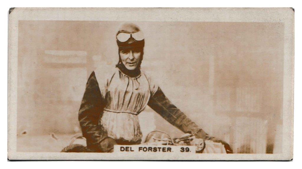 Pattreiouex - 'Dirt Track Riders (A)' (1930) - Card #39 - Del Forster