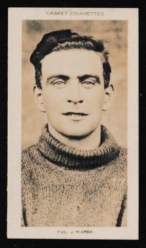 Pattreiouex - 'Footballers' (c1922) - Card #F.95 - J. McCrae (Bury)