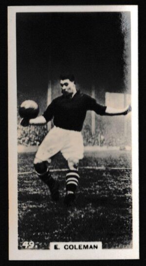 Pattreiouex - 'Footballers in Action' (1934) - Card #49 - E. Coleman (Middlesbrough)