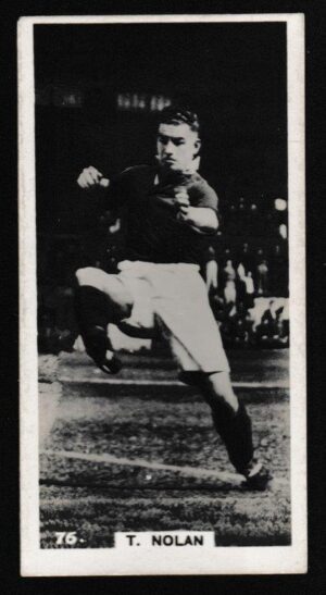 Pattreiouex - 'Footballers in Action' (1934) - Card #76 - T. Nolan (Port Vale)