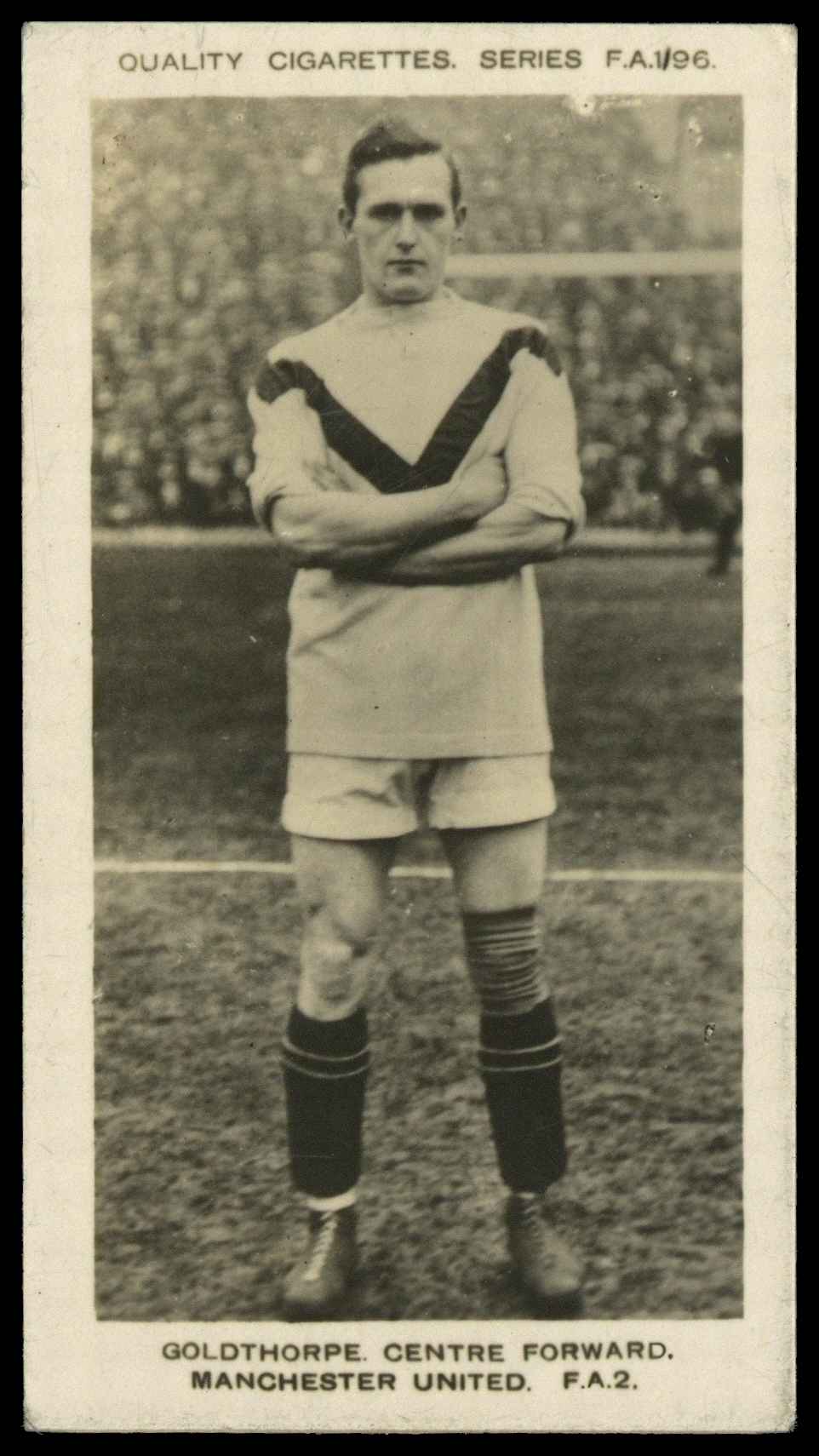 Pattreiouex - 'Footballers (F.A.)' (c1922) - Goldthorpe (Manchester United) Pattreiouex - 'Footballers (F.A.)' (c1922) - Goldthorpe (Manchester United)