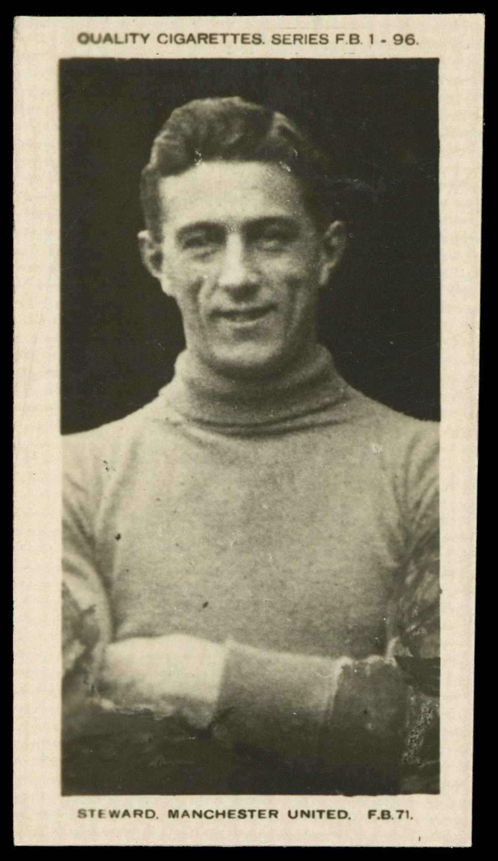 Pattreiouex - 'Footballers (F.B.)' (1922) - Steward (Manchester United) Pattreiouex - 'Footballers (F.B.)' (1922) - Steward (Manchester United)