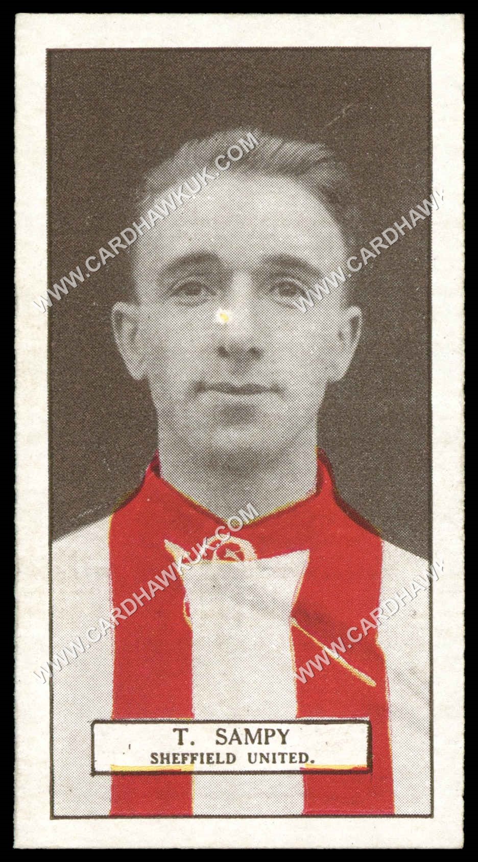 Pattreiouex - T. Sampy (Sheffield United)' - Footballers Series (Brown)' (1927) Pattreiouex - T. Sampy (Sheffield United)' - Footballers Series (Brown)' (1927)