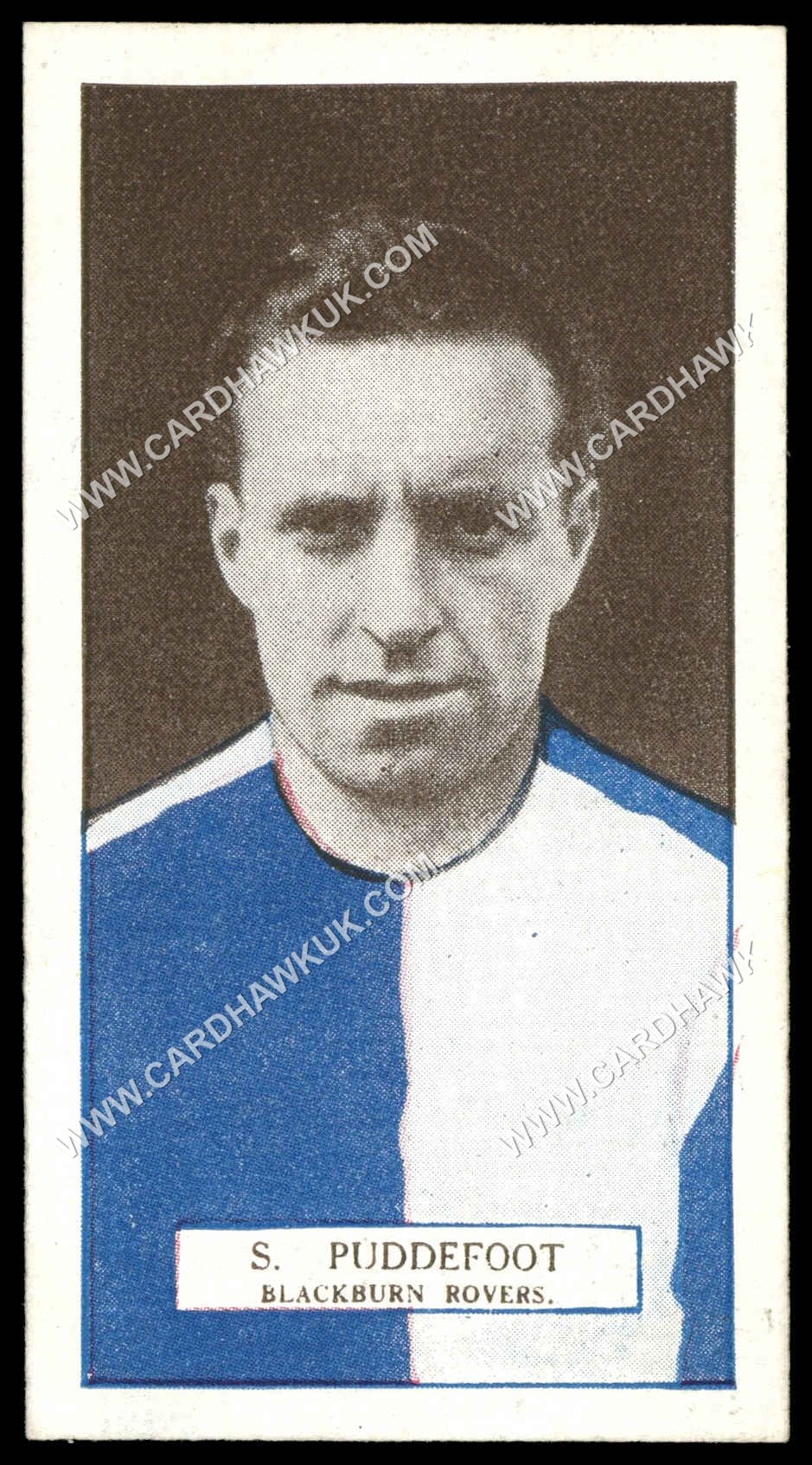 Pattreiouex - S. Puddefoot (Blackburn Rovers)' - Footballers Series (Brown)' (1927) Pattreiouex - S. Puddefoot (Blackburn Rovers)' - Footballers Series (Brown)' (1927)