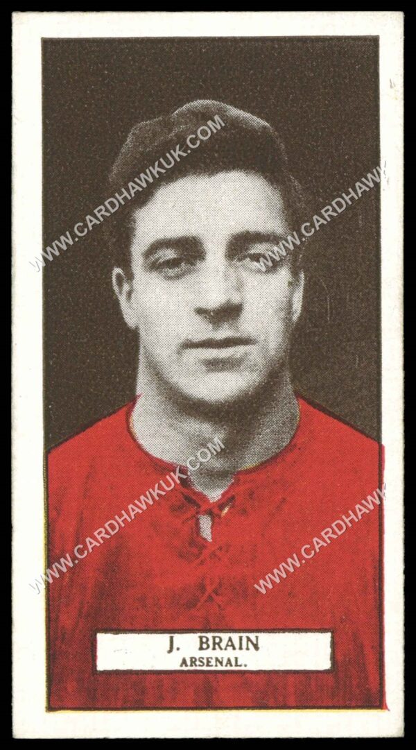Pattreiouex – J. Brain (Arsenal)’ – Footballers Series (Brown)’ (1927 ...