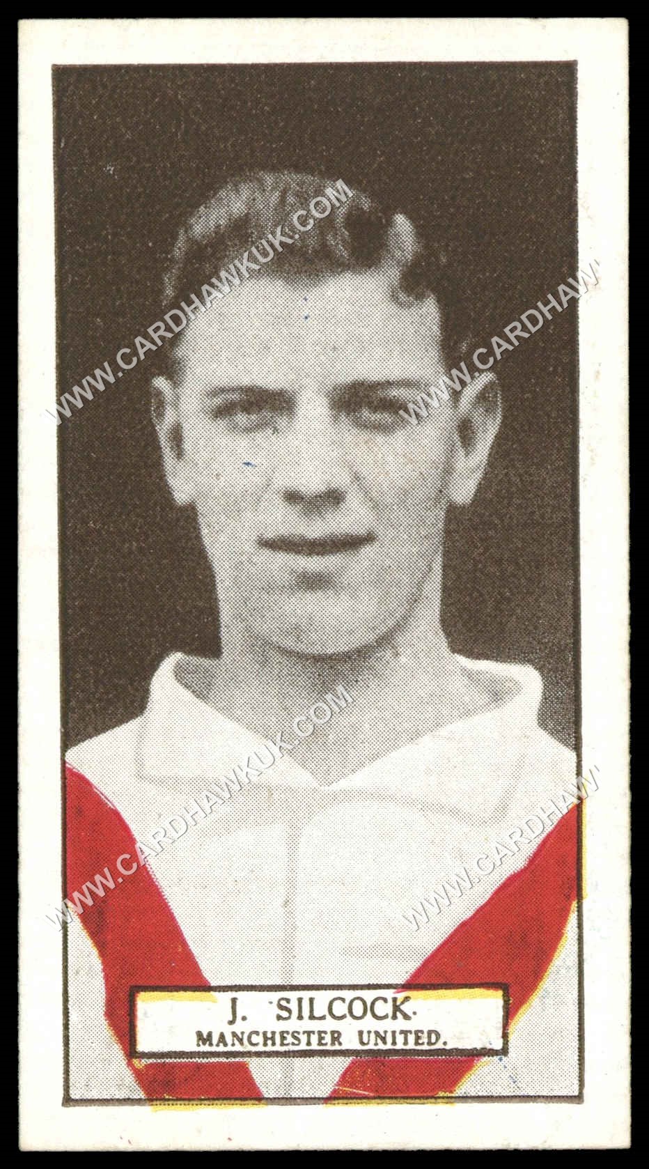 Pattreiouex - J. Silcock (Manchester United)' - Footballers Series (Brown)' (1927) Pattreiouex - J. Silcock (Manchester United)' - Footballers Series (Brown)' (1927)