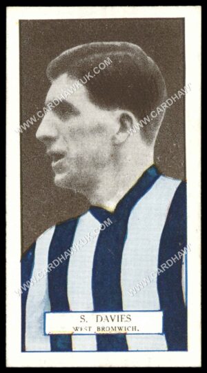 Pattreiouex - S. Davies (West Brom)' - Footballers Series (Brown)' (1927)