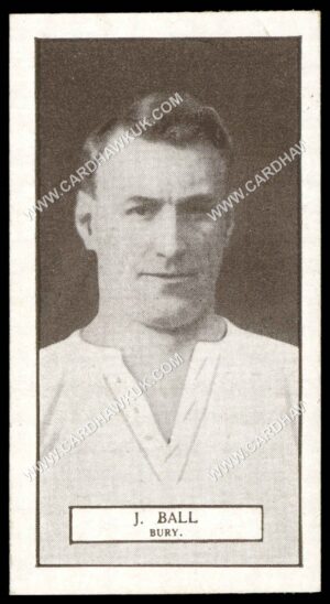 Pattreiouex - J. Ball (Bury)' - Footballers Series (Brown)' (1927)
