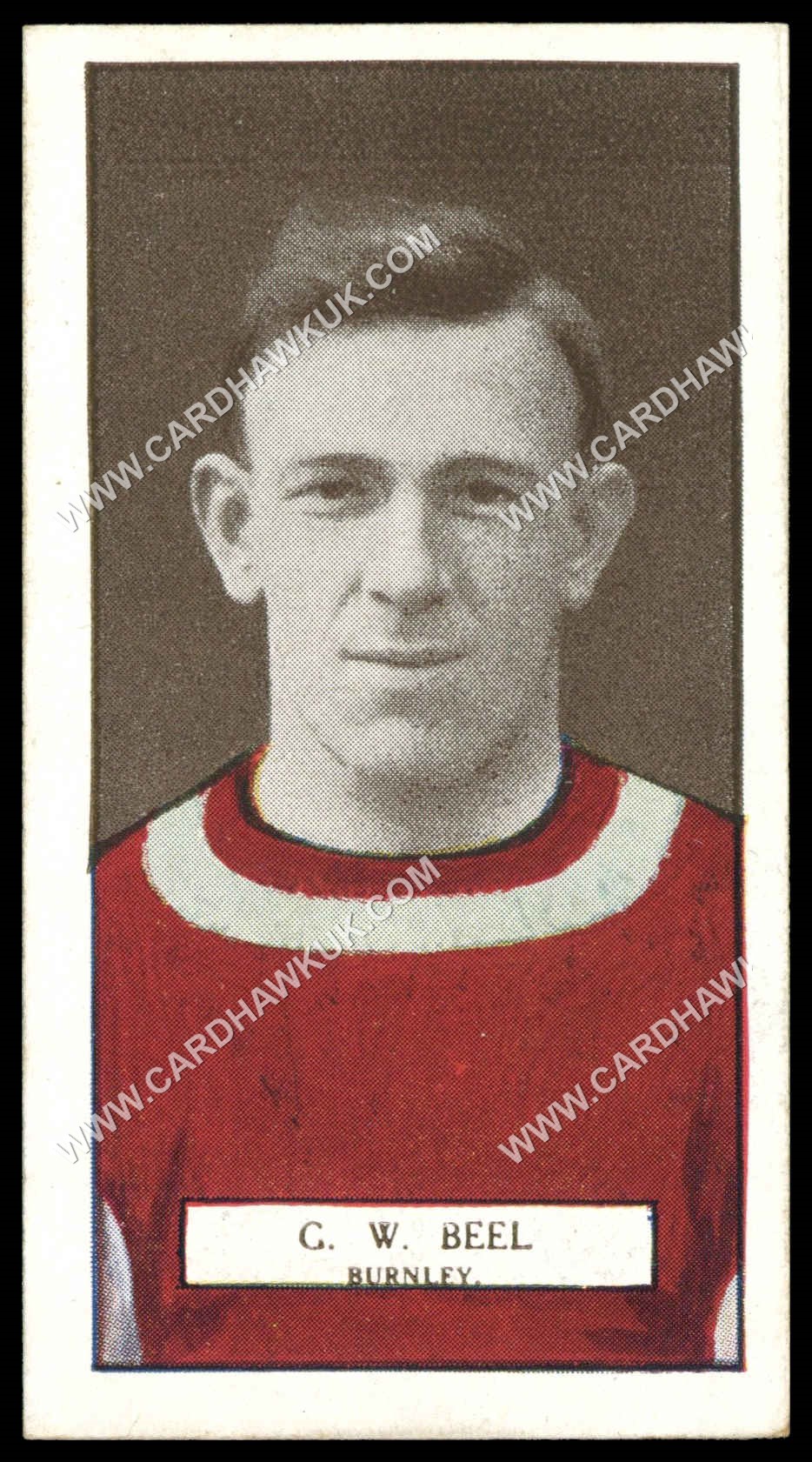 Pattreiouex – S.M. Beel (Burnley)’ – Footballers Series (Brown)’ (1927 ...