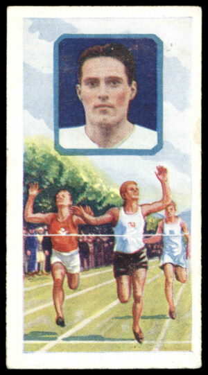 Pattreiouex - 'Celebrities in Sport' (c1930) - D.G.A. Lowe (Sprinting)