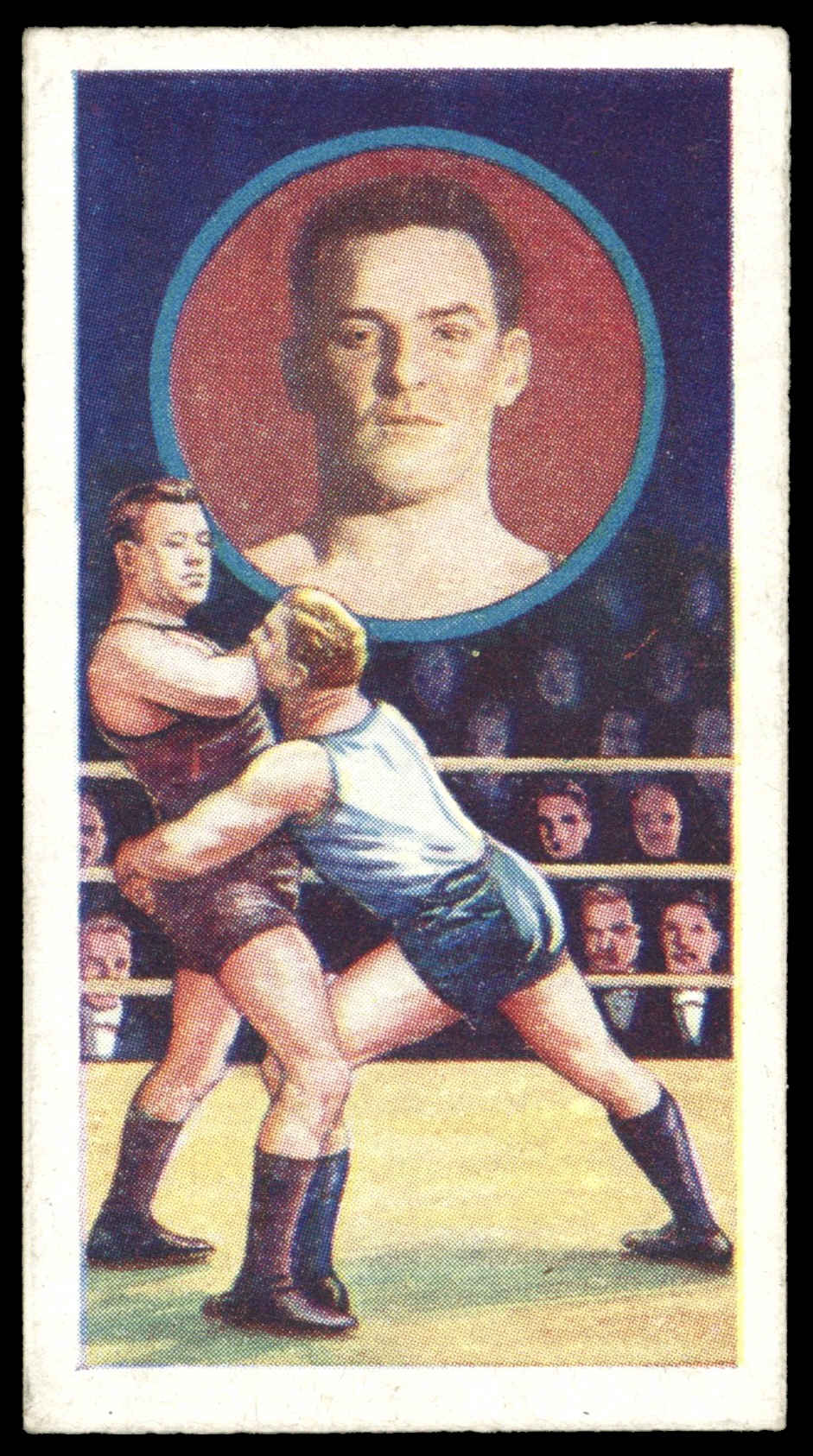 Pattreiouex - 'Celebrities in Sport' (c1930) - E.A. Bacon (Wrestling) Pattreiouex - 'Celebrities in Sport' (c1930) - E.A. Bacon (Wrestling)