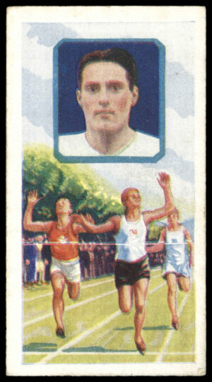 Pattreiouex - 'Celebrities in Sport' (c1930) - D.G.A. Lowe (Sprinting)