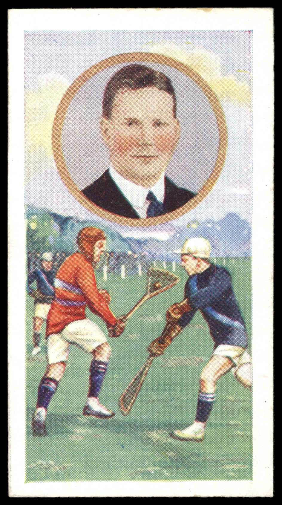 Pattreiouex - 'Celebrities in Sport' (c1930) - G. Percy Seed (Lacrosse) Pattreiouex - 'Celebrities in Sport' (c1930) - G. Percy Seed (Lacrosse)