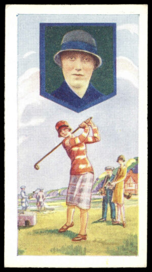 Pattreiouex - 'Celebrities in Sport' (c1930) - Miss J. Wethered (Golf) **PSA4**