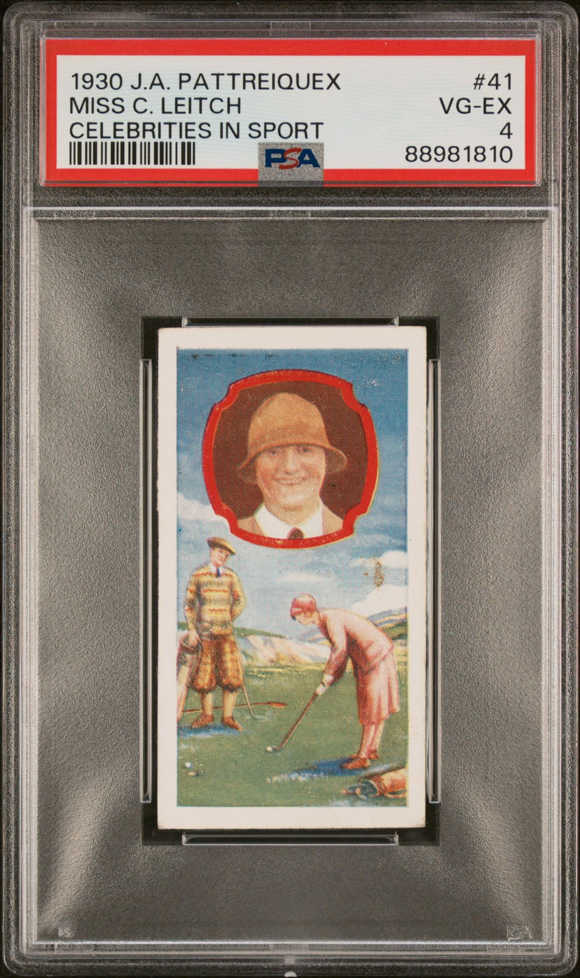 Pattreiouex - Miss C. Leitch (Golf) **PSA4** - Celebrities in Sport Pattreiouex - Miss C. Leitch (Golf) **PSA4** - Celebrities in Sport