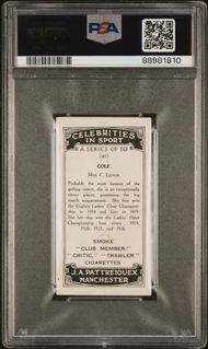 Pattreiouex - Miss C. Leitch (Golf) **PSA4** - Celebrities in Sport Pattreiouex - Miss C. Leitch (Golf) **PSA4** - Celebrities in Sport