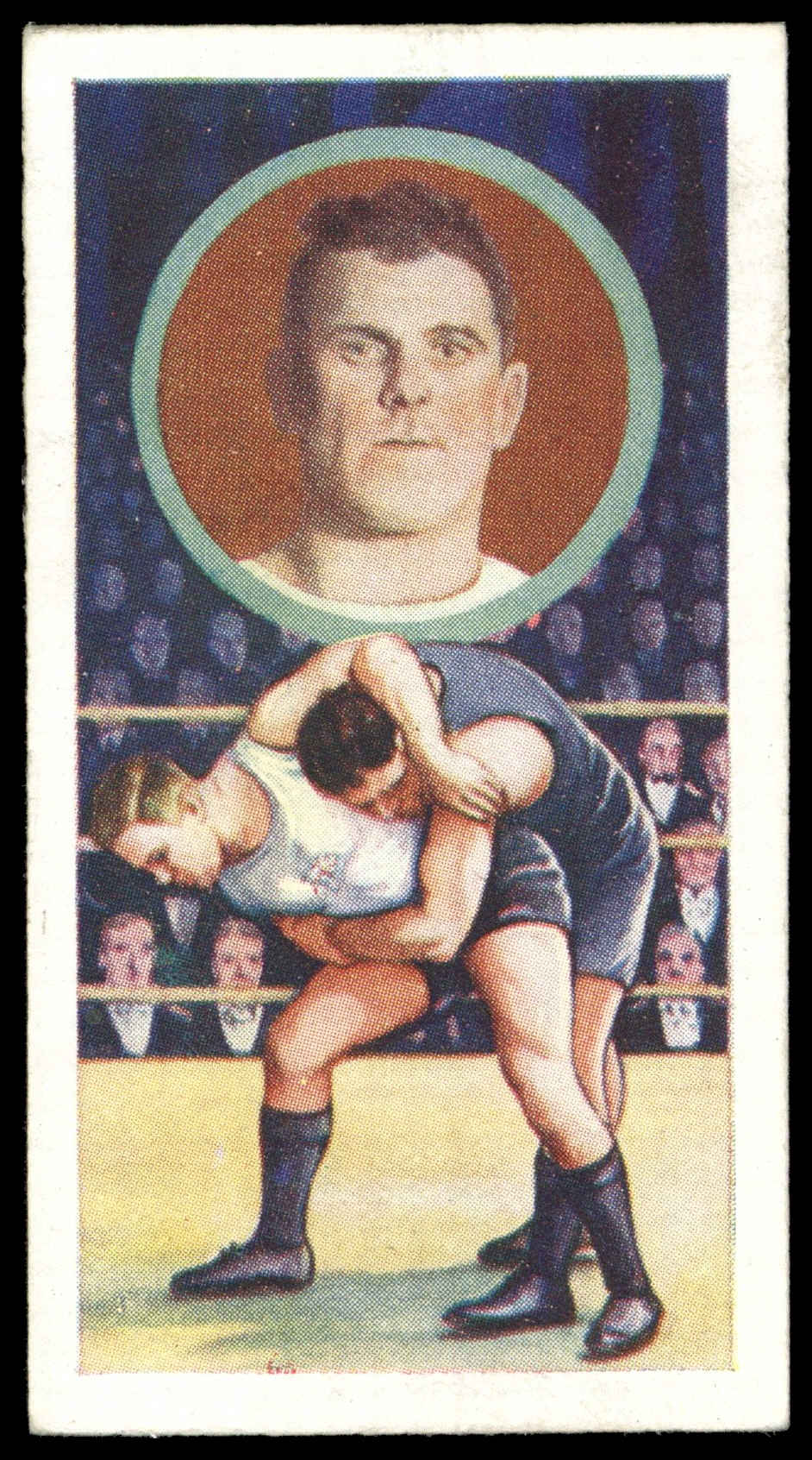 Pattreiouex - 'Celebrities in Sport' (c1930) - E.H. Bacon (Wrestling) Pattreiouex - 'Celebrities in Sport' (c1930) - E.H. Bacon (Wrestling)