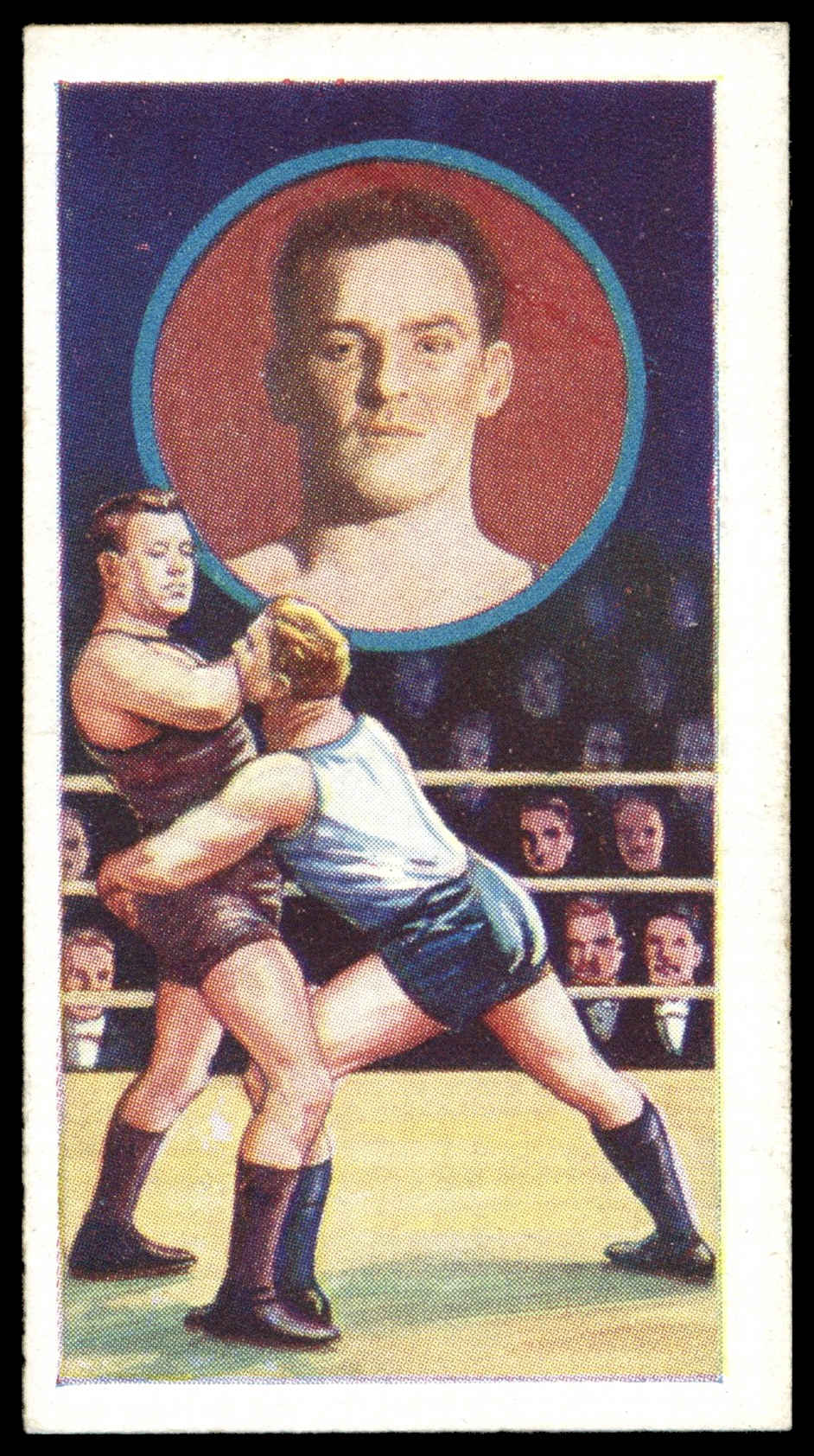 Pattreiouex - 'Celebrities in Sport' (c1930) - E.A. Bacon (Wrestling) Pattreiouex - 'Celebrities in Sport' (c1930) - E.A. Bacon (Wrestling)