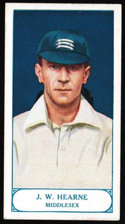 Pattreiouex - 'Cricketers Series' (1926) - J.W. Hearne (Middlesex) Pattreiouex - 'Cricketers Series' (1926) - J.W. Hearne (Middlesex)
