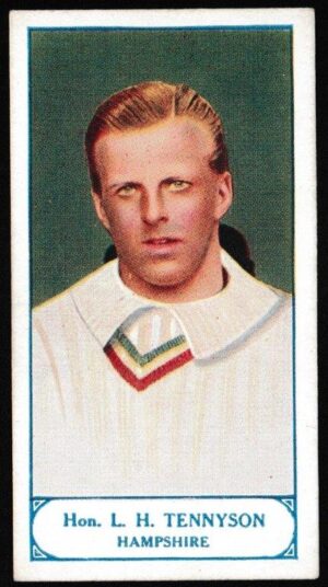 Pattreiouex - 'Cricketers Series' (1926) - Hon. L.H. Tennyson (Hampsire)