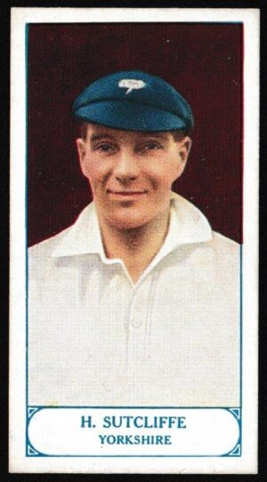 Pattreiouex - 'Cricketers Series' (1926) - H. Sutcliffe (Yorkshire) Pattreiouex - 'Cricketers Series' (1926) - H. Sutcliffe (Yorkshire)