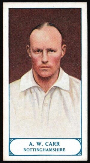 Pattreiouex - 'Cricketers Series' (1926) - A.W. Carr (Notts)