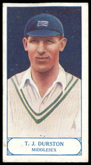 Pattreiouex - 'Cricketers Series' (1926) - T.J. Durston (Middlesex)