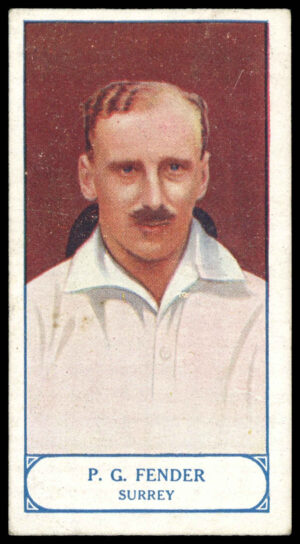 Pattreiouex - 'Cricketers Series' (1926) - P.G. Fender (Surrey)