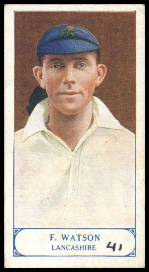 Pattreiouex - 'Cricketers Series' (1926) - F. Watson (Lancashire)
