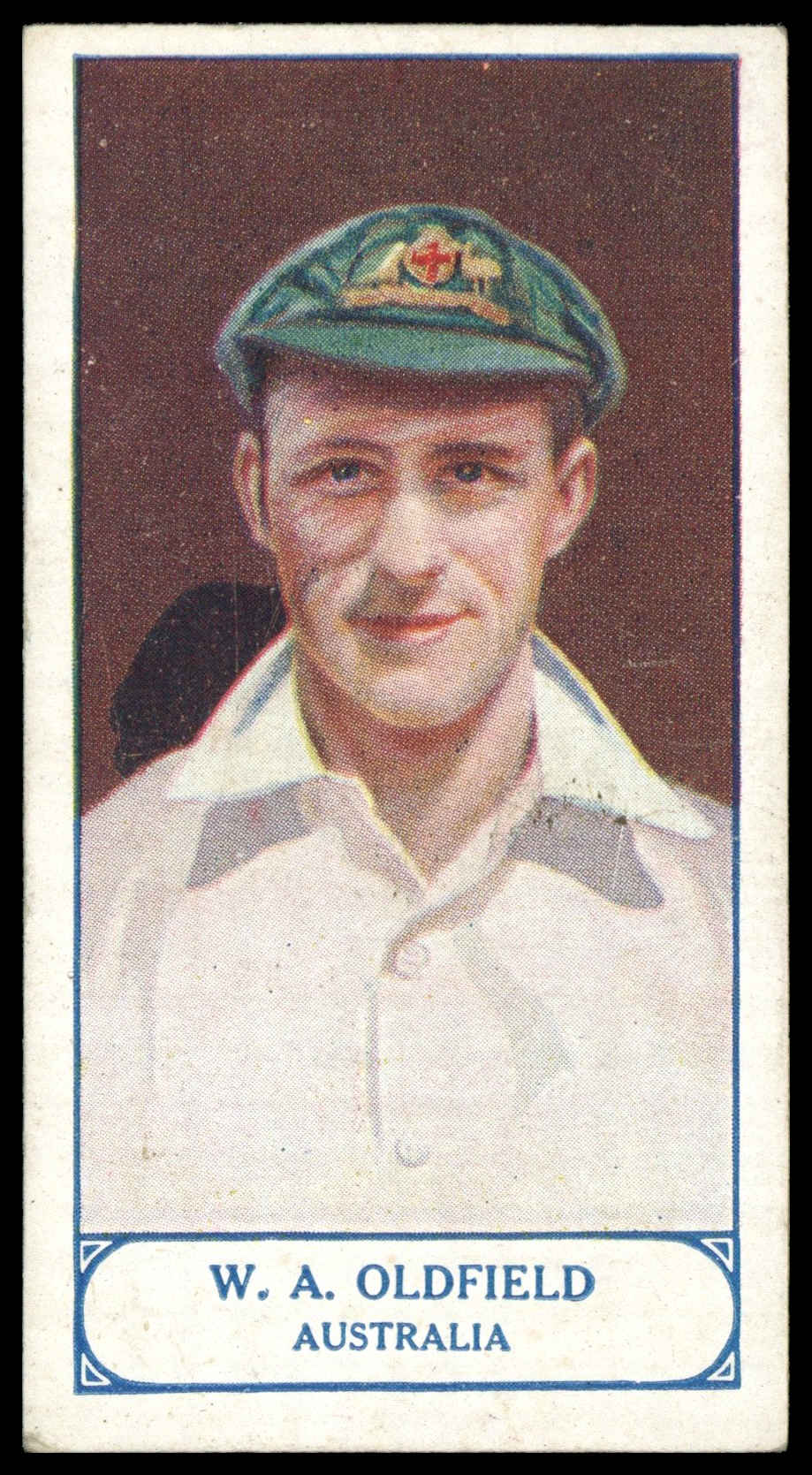 Pattreiouex - 'Cricketers Series' (1926) - W.A. Oldfield (Australia) Pattreiouex - 'Cricketers Series' (1926) - W.A. Oldfield (Australia)