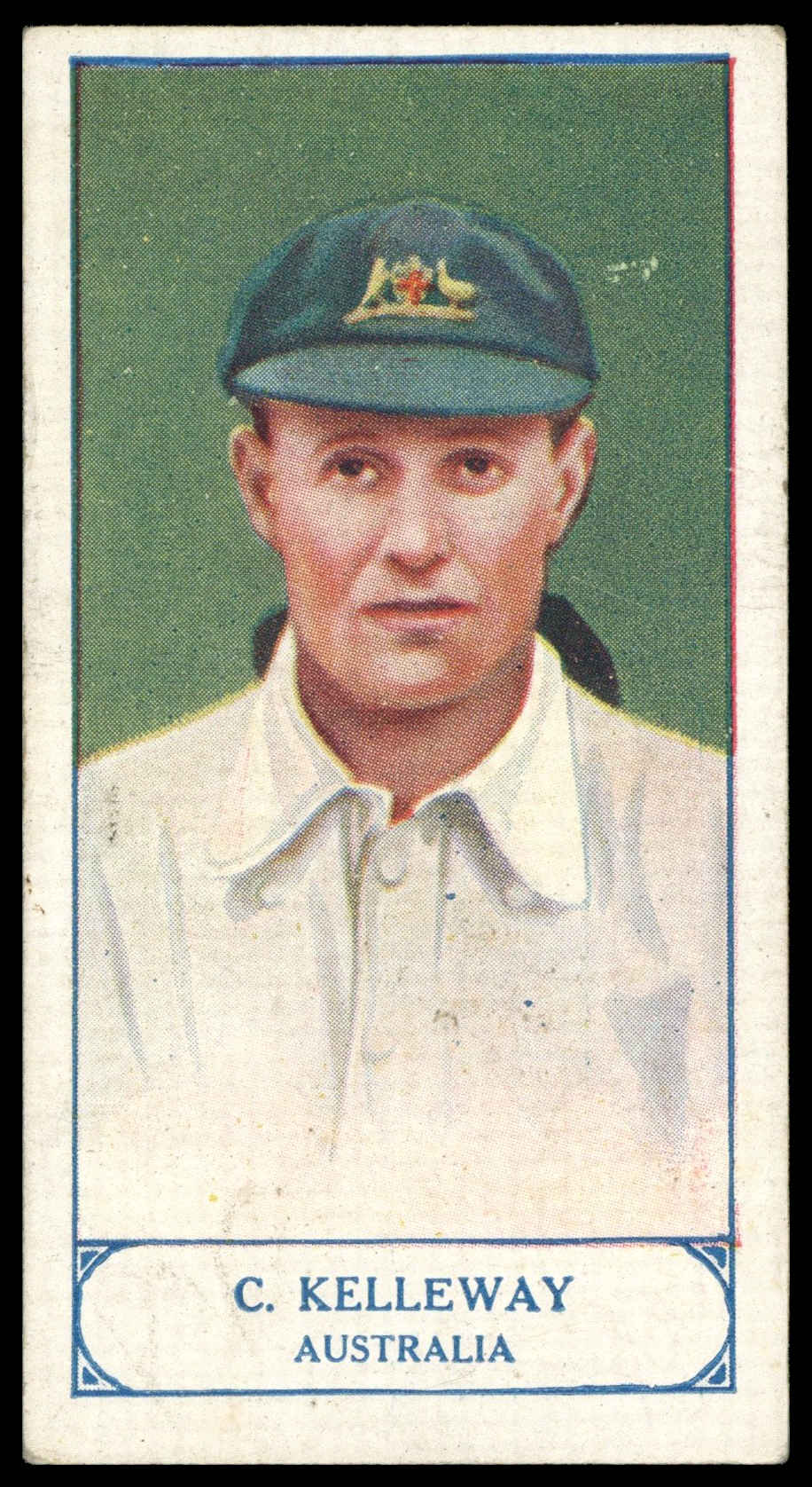 Pattreiouex - 'Cricketers Series' (1926) - C. Kelleway (Australia) Pattreiouex - 'Cricketers Series' (1926) - C. Kelleway (Australia)