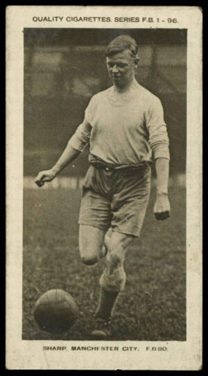 Pattreiouex - Sharp (Manchester City) - 'Footballers (F.B.)' (1922) Pattreiouex - Sharp (Manchester City) - 'Footballers (F.B.)' (1922)