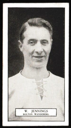 Pattreiouex - 'Footballers Series (Brown)' (1927) - W. Jennings (Bolton Wanderers)