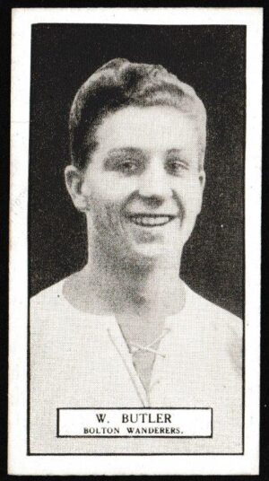Pattreiouex - 'Footballers Series (Brown)' (1927) - W. Butler (Bolton Wanderers) Pattreiouex - 'Footballers Series (Brown)' (1927) - W. Butler (Bolton Wanderers)