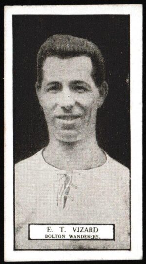 Pattreiouex - 'Footballers Series (Brown)' (1927) - E.T. Vizard (Bolton Wanderers)