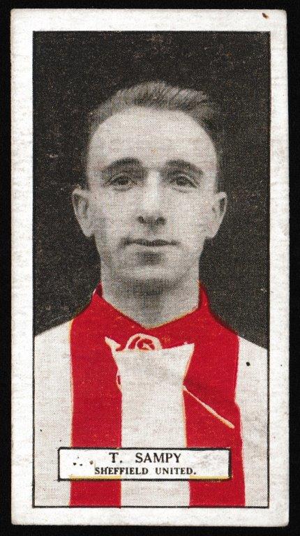 Pattreiouex - 'Footballers Series (Brown)' (1927) - T. Sampy (Sheffield United) Pattreiouex - 'Footballers Series (Brown)' (1927) - T. Sampy (Sheffield United)
