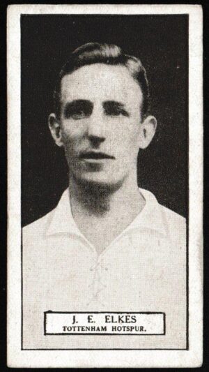 Pattreiouex - 'Footballers Series (Brown)' (1927) - J.E. Elkes (Tottenham)