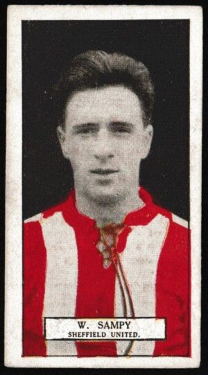 Pattreiouex - 'Footballers Series (Brown)' (1927) - W. Sampy (Sheffield United) Pattreiouex - 'Footballers Series (Brown)' (1927) - W. Sampy (Sheffield United)