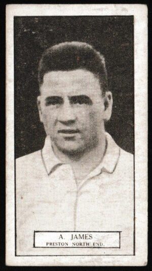 Pattreiouex - 'Footballers Series (Brown)' (1927) - A. James (Preston North End) Pattreiouex - 'Footballers Series (Brown)' (1927) - A. James (Preston North End)