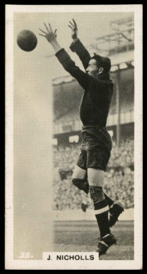 Pattreiouex - J. Nicholls (Spurs) - 'Footballers in Action' (1934)