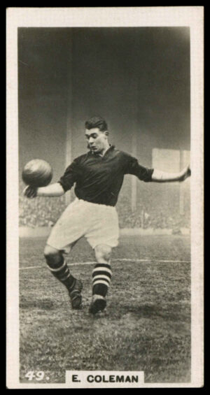 Pattreiouex - E. Coleman (Middlesbrough) - 'Footballers in Action' (1934) Pattreiouex - E. Coleman (Middlesbrough) - 'Footballers in Action' (1934)