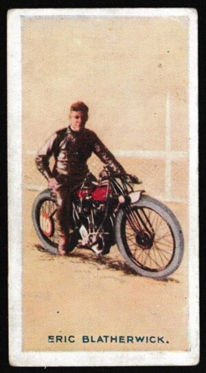 Pattreiouex - 'Dirt Track Riders (50)' (1929) - Card #44 - Eric Blatherwick