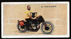 Pattreiouex - 'Dirt Track Riders (50)' (1929) - Card #45 - G. Hazard