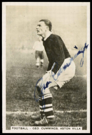Pattreiouex - 'Sporting Events & Stars' **SIGNED** - Geo. Cummings (Aston Villa) (1935)