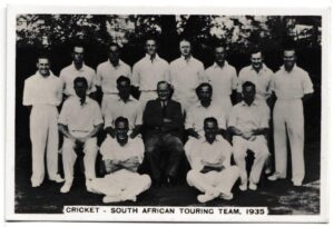 Pattreiouex - 'Sporting Events & Stars' (1935) - Card #4 - South African Touring Team 1935