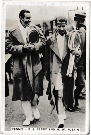 Pattreiouex - 'Sporting Events & Stars' (1935) - Card #43 - F.J. Perry & H.W. Austin