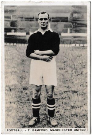 Pattreiouex - 'Sporting Events & Stars' (1935) - Card #57 - T. Bamford (Manchester United) Pattreiouex - 'Sporting Events & Stars' (1935) - Card #57 - T. Bamford (Manchester United)