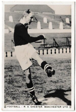 Pattreiouex - 'Sporting Events & Stars' (1935) - Card #59 - R.A. Chester (Manchester United) Pattreiouex - 'Sporting Events & Stars' (1935) - Card #59 - R.A. Chester (Manchester United)