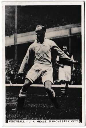 Pattreiouex - 'Sporting Events & Stars' (1935) - Card #62 - J.A. Heale (Manchester City)